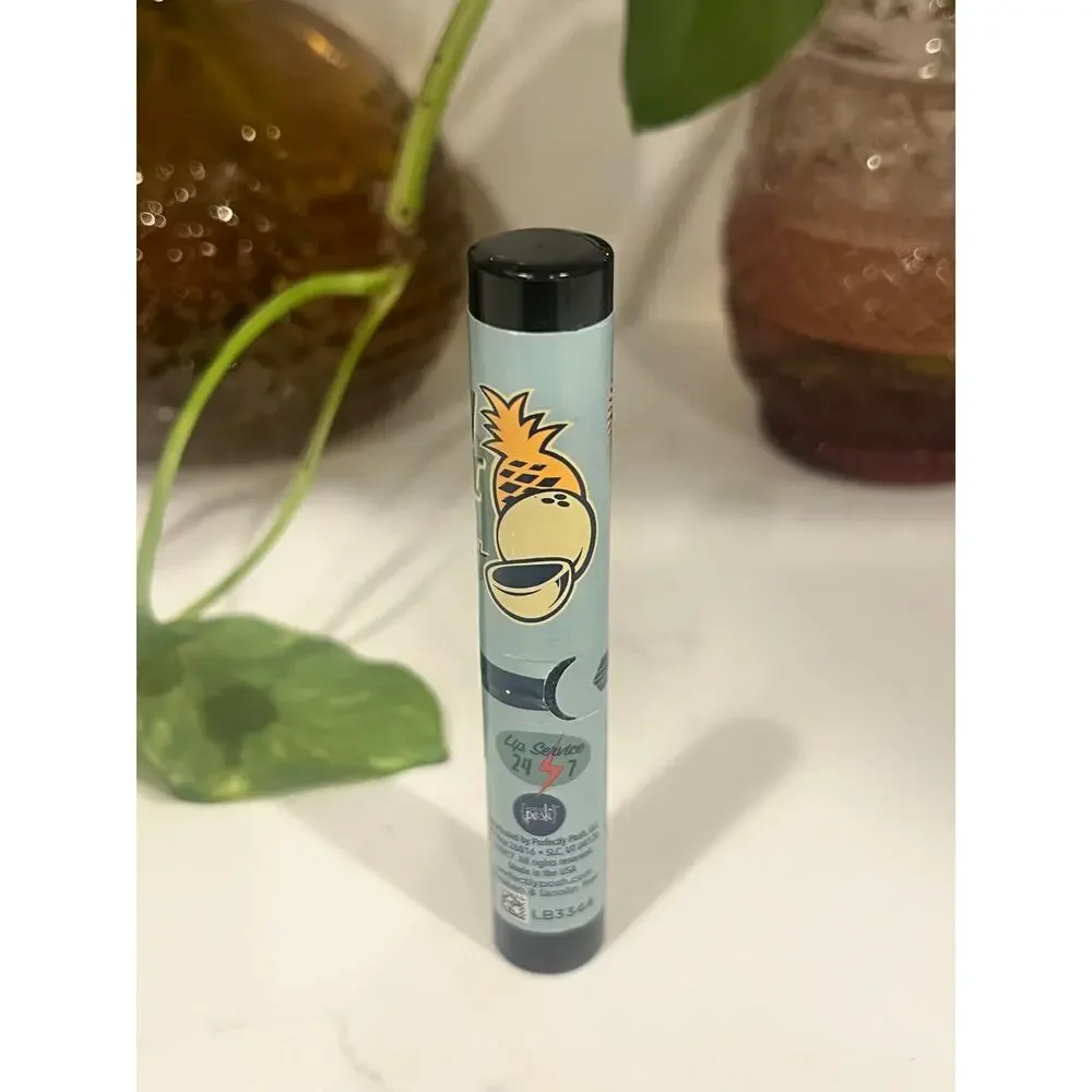Perfectly Posh Beach Ballistic Caffeinated Lip Balm Pineapple Coconut NEW Rare